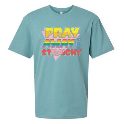 Pray Away The Straight Sueded Cloud Jersey T-Shirt