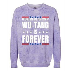 Presidents Are Temporary Wut Ang Is Forever 2024 Colorblast Crewneck Sweatshirt