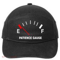 Patience Gauge Nearly Empty 7-Panel Snapback Hat