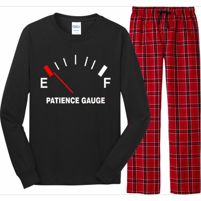 Patience Gauge Nearly Empty Long Sleeve Pajama Set