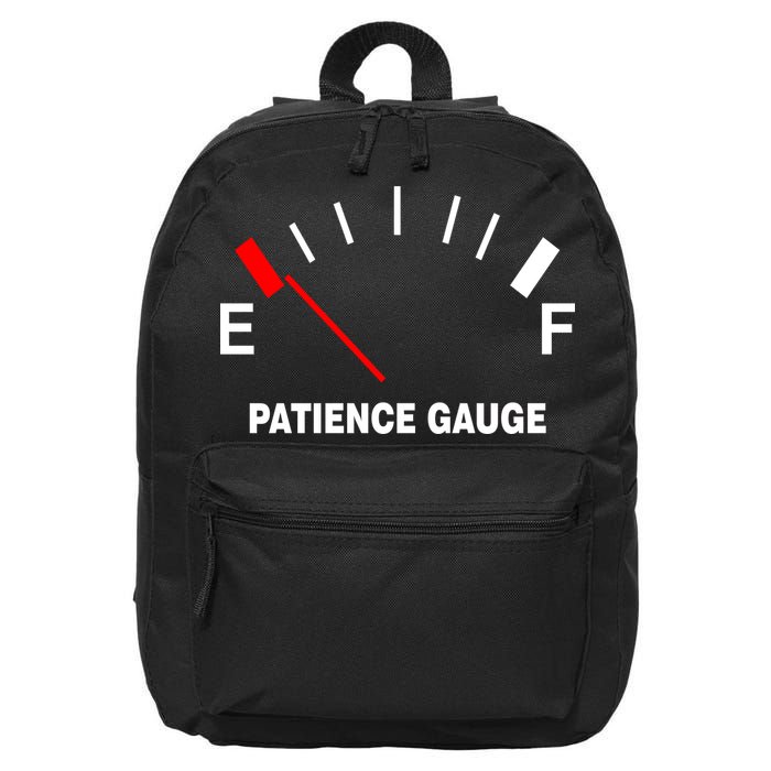 Patience Gauge Nearly Empty 16 in Basic Backpack
