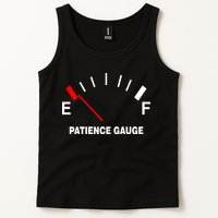 Patience Gauge Nearly Empty Tank Top