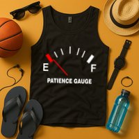 Patience Gauge Nearly Empty Tank Top
