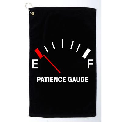 Patience Gauge Nearly Empty Golf Towel