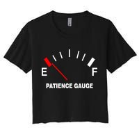Patience Gauge Nearly Empty Crop Top