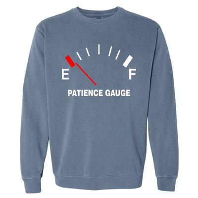 Patience Gauge Nearly Empty Garment-Dyed Sweatshirt