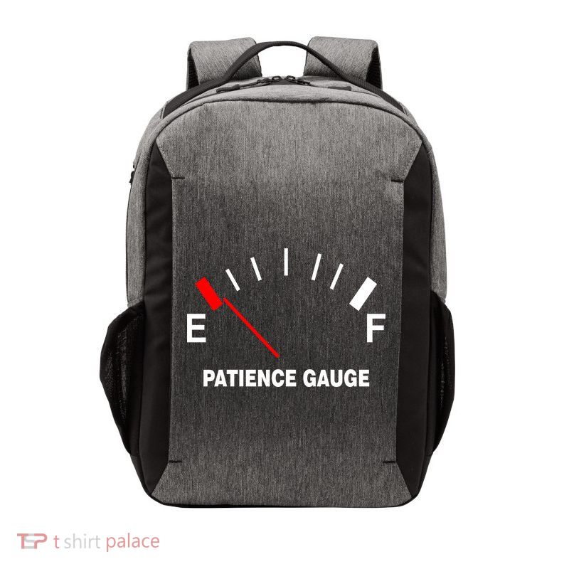 Patience Gauge Nearly Empty Vector Backpack