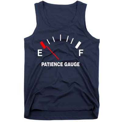 Patience Gauge Nearly Empty Tank Top