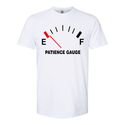 Patience Gauge Nearly Empty Softstyle® CVC T-Shirt