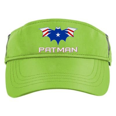 Patman New England Football Batman Logo Adult Drive Performance Visor