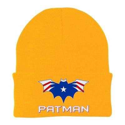 Patman New England Football Batman Logo Knit Cap Winter Beanie