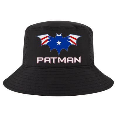 Patman New England Football Batman Logo Cool Comfort Performance Bucket Hat