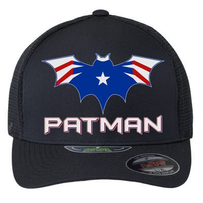 Patman New England Football Batman Logo Flexfit Unipanel Trucker Cap