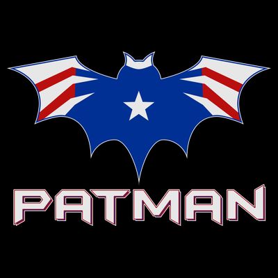 Patman New England Football Batman Logo T-Shirt