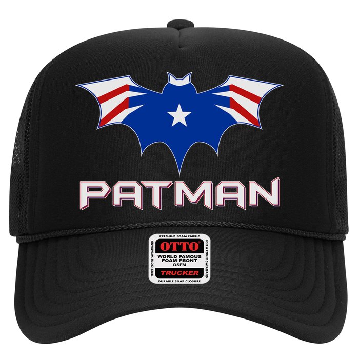 Patman New England Football Batman Logo Trucker Hat