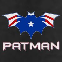 Patman New England Football Batman Logo Trucker Hat