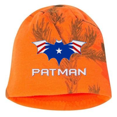 Patman New England Football Batman Logo Kati - Camo Knit Beanie