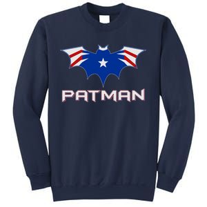 Patman New England Football Batman Logo Sweatshirt