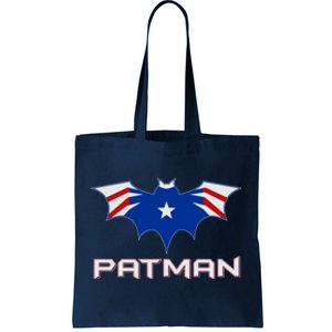 Patman New England Football Batman Logo Tote Bag