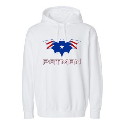 Patman New England Football Batman Logo Garment-Dyed Fleece Hoodie