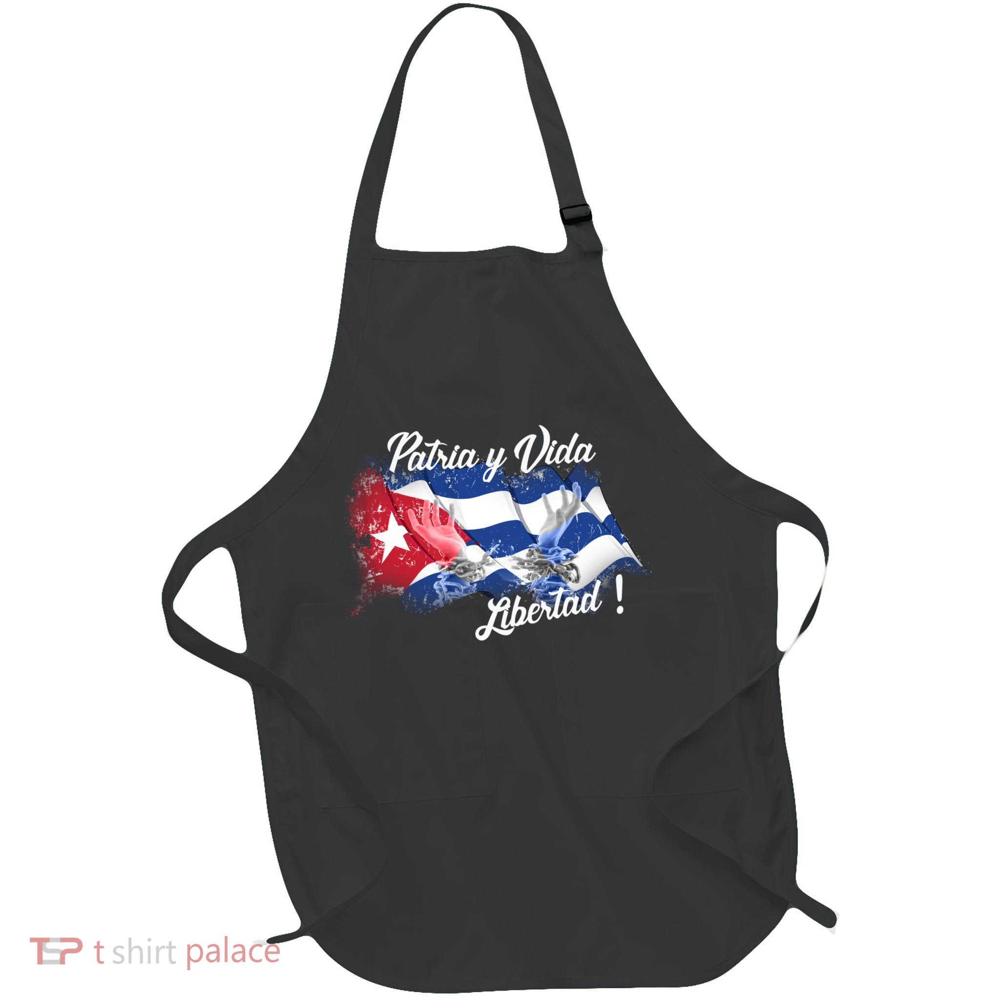 Patria Vida Libertad Cuba Apron