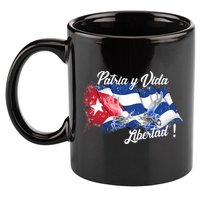 Patria Vida Libertad Cuba 11oz C Handle Ceramic Mug