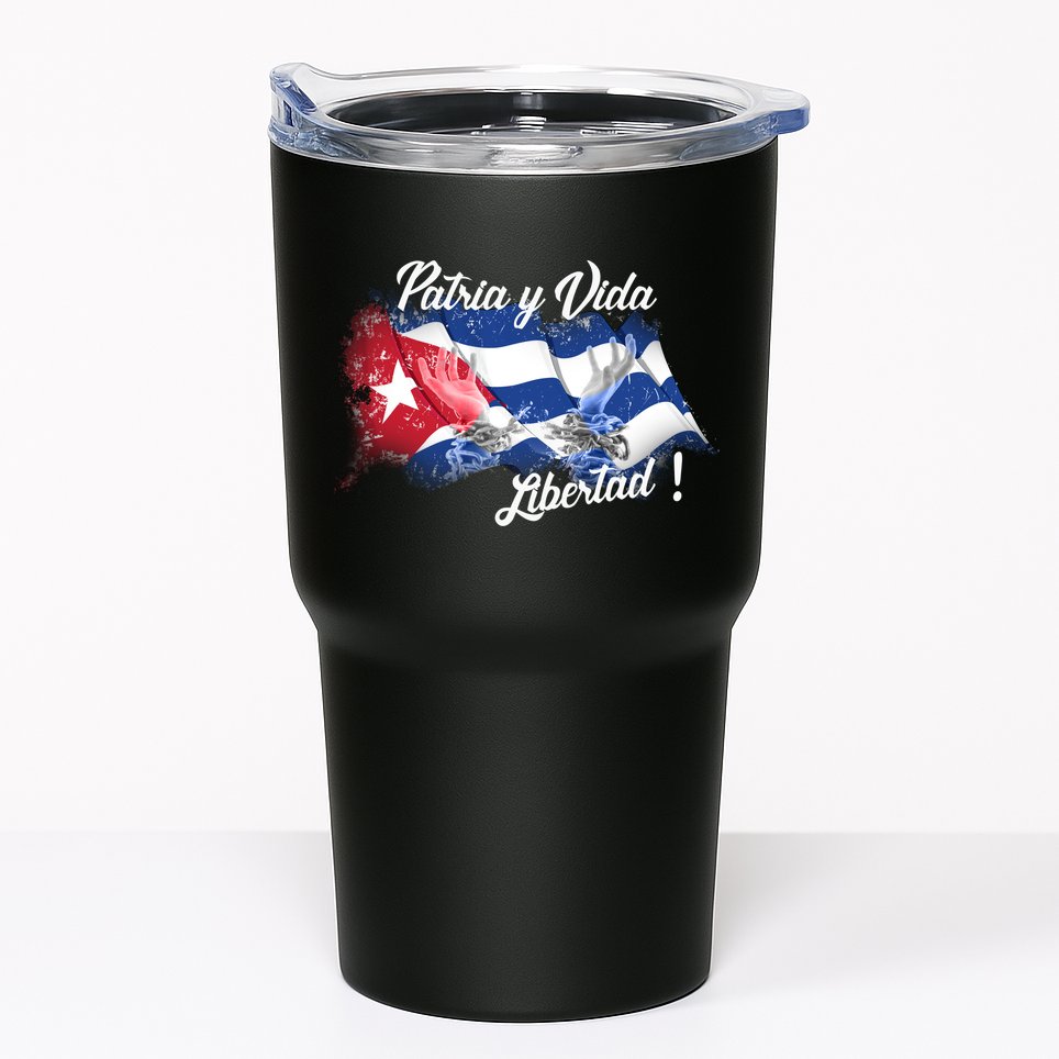 Patria Vida Libertad Cuba Tumbler