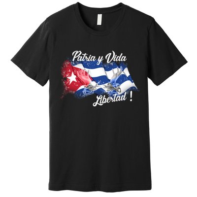 Patria Vida Libertad Cuba Premium T-Shirt
