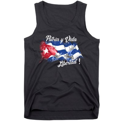 Patria Vida Libertad Cuba Tank Top
