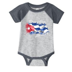 Patria Vida Libertad Cuba Infant Baby Jersey Bodysuit