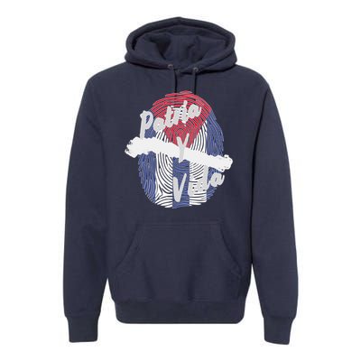 Patria Y Vida Cuba Cuban Freedom Movement Se Acabo Premium Hoodie