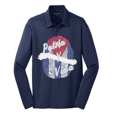 Patria Y Vida Cuba Cuban Freedom Movement Se Acabo Silk Touch Performance Long Sleeve Polo