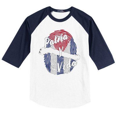 Patria Y Vida Cuba Cuban Freedom Movement Se Acabo Baseball Sleeve Shirt