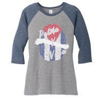 Patria Y Vida Cuba Cuban Freedom Movement Se Acabo Women's Tri-Blend 3/4-Sleeve Raglan Shirt