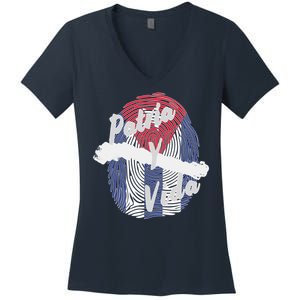 Patria Y Vida Cuba Cuban Freedom Movement Se Acabo Women's V-Neck T-Shirt