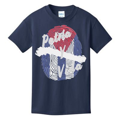 Patria Y Vida Cuba Cuban Freedom Movement Se Acabo Kids T-Shirt