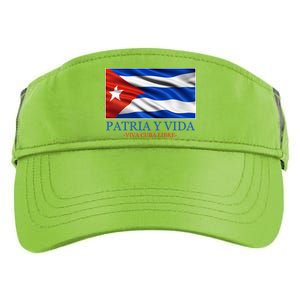 Patria Y Vida Viva Cuba Libre Adult Drive Performance Visor