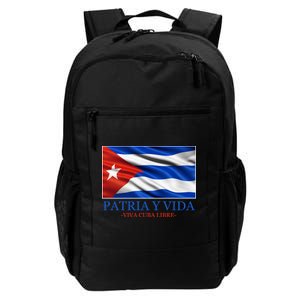 Patria Y Vida Viva Cuba Libre Daily Commute Backpack