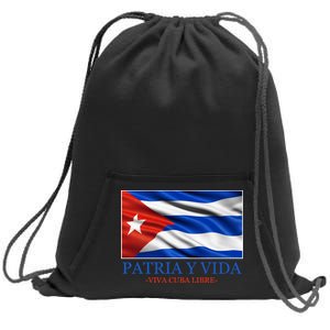 Patria Y Vida Viva Cuba Libre Sweatshirt Cinch Pack Bag