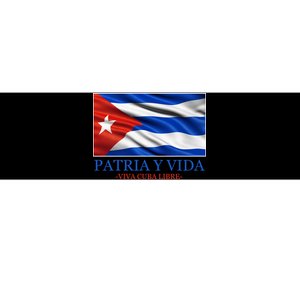 Patria Y Vida Viva Cuba Libre Bumper Sticker