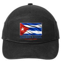 Patria Y Vida Viva Cuba Libre 7-Panel Snapback Hat