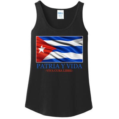 Patria Y Vida Viva Cuba Libre Ladies Essential Tank