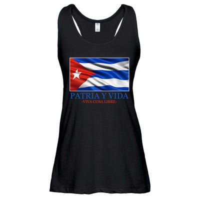 Patria Y Vida Viva Cuba Libre Ladies Essential Flowy Tank