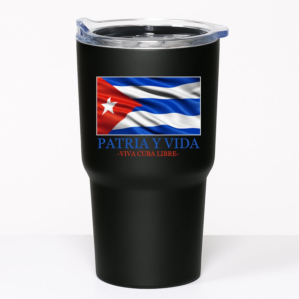 Patria Y Vida Viva Cuba Libre Tumbler