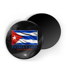 Patria Y Vida Viva Cuba Libre Magnet