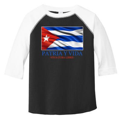 Patria Y Vida Viva Cuba Libre Toddler Fine Jersey T-Shirt