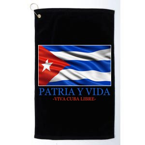 Patria Y Vida Viva Cuba Libre Platinum Collection Golf Towel