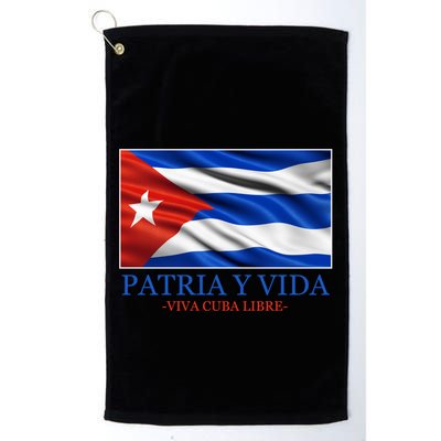 Patria Y Vida Viva Cuba Libre Golf Towel