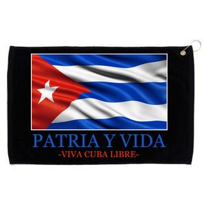 Patria Y Vida Viva Cuba Libre Grommeted Golf Towel