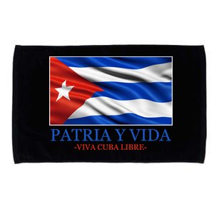 Patria Y Vida Viva Cuba Libre Microfiber Hand Towel